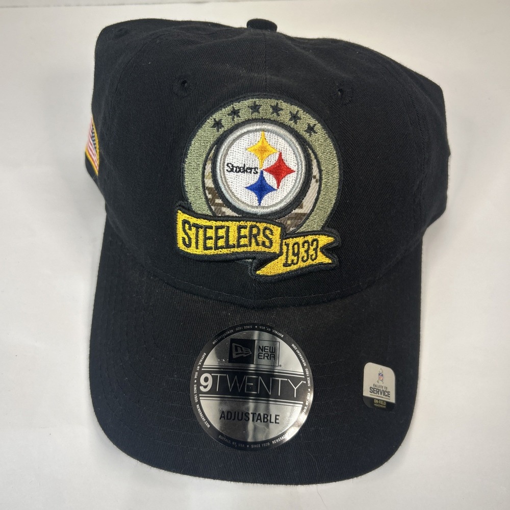 2022 Pittsburgh Steelers New Era 39 Thirty Salute To Service Hat Adjustable
